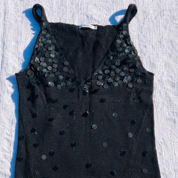 CHAIKEN**Beautiful Leather Emb. Top**Med. $445 - Picture 1 of 7